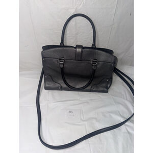 Coach Black Leather Tote Bag